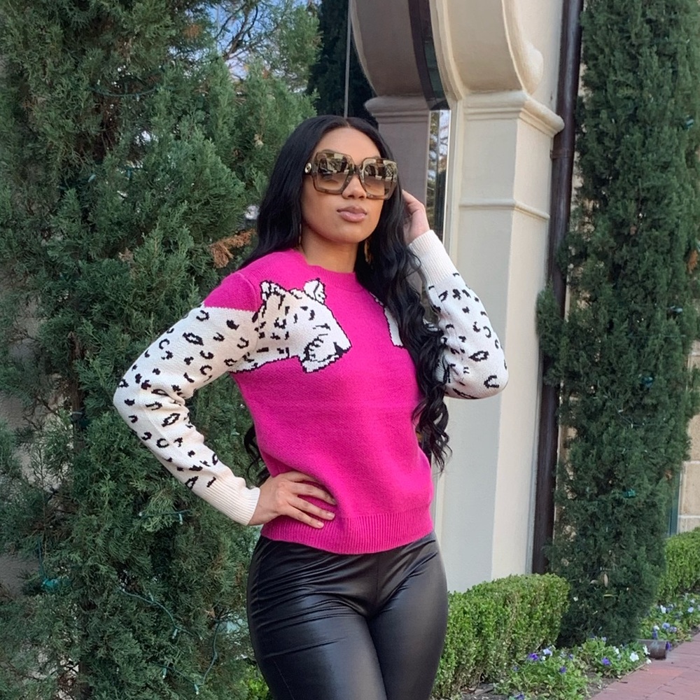 Pink Dalmatians Sweater